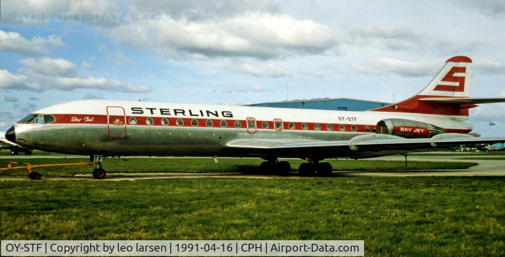 OY-STF, 1969 Sud Aviation SE-210 Caravelle 10B3 Super B C/N 257, Copenhagen 16.4.1991