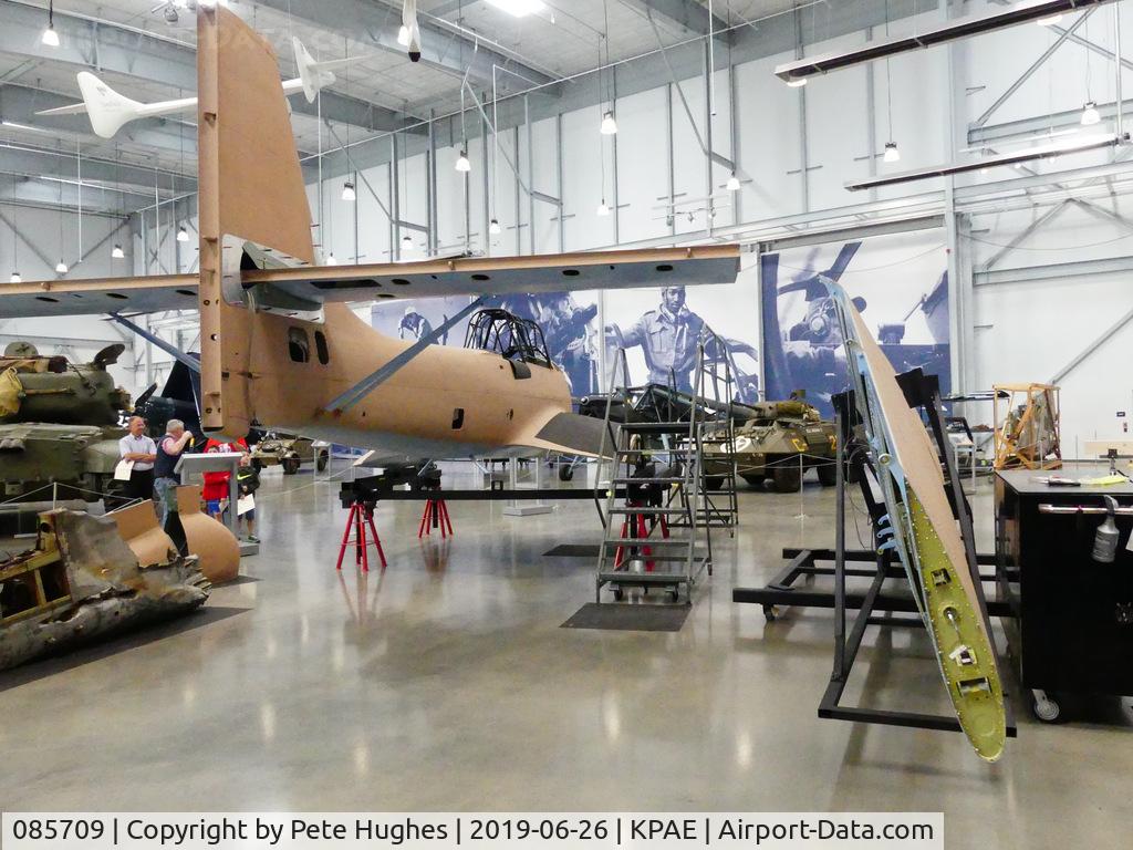 085709, Junkers Ju-87B Stuka C/N 0875709, 085709 Stuka restoration/rebuild Flying Heritage Collection, Paine Field