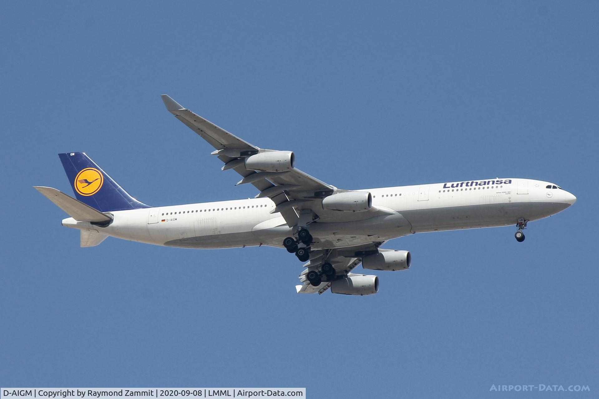 D-AIGM, 1997 Airbus A340-313 C/N 158, A340 D-AIGM Lufthansa