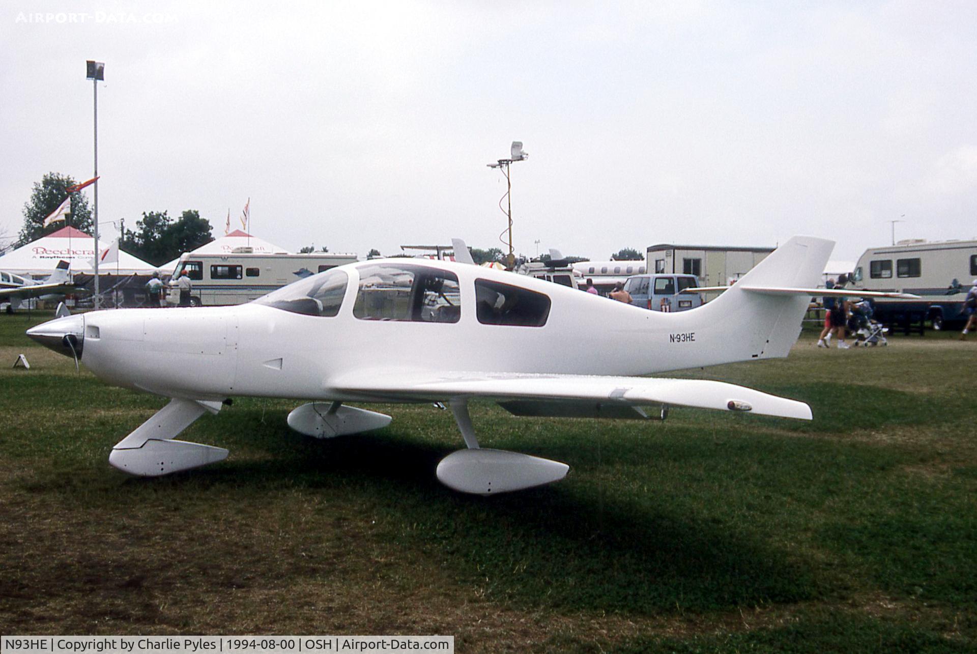 N93HE, 1993 Huber Hartmut EXPRESS C/N 143, Wheeler Express Kit