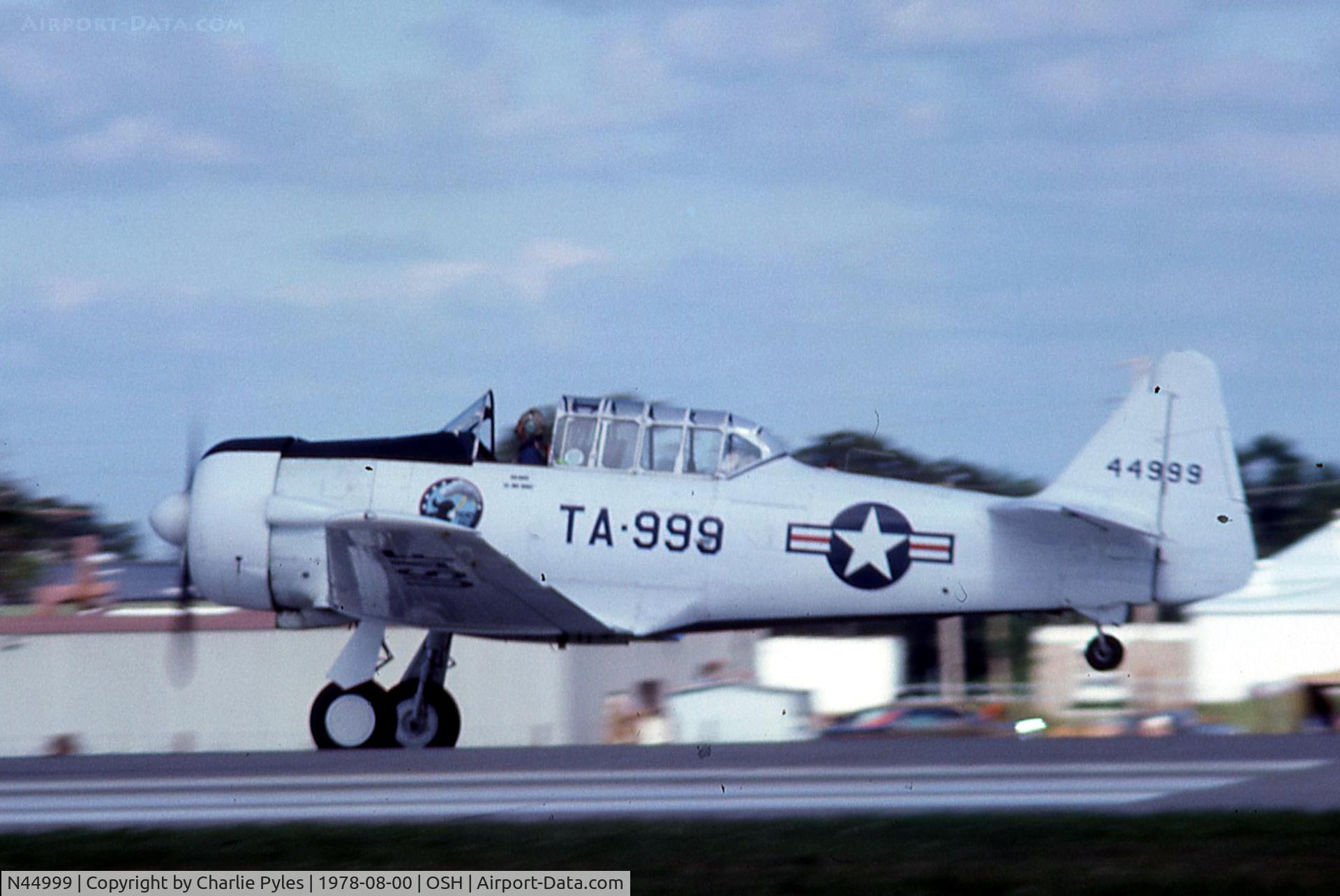 N44999, North American AT-6 Texan C/N 182-674, Rolling out