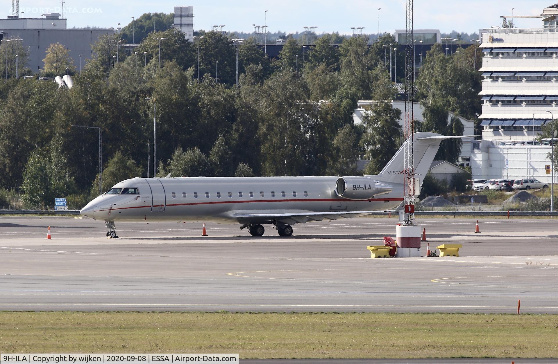 9H-ILA, 2009 Bombardier Challenger 850 (CL-600-2B19) C/N 8101, Ramp M
