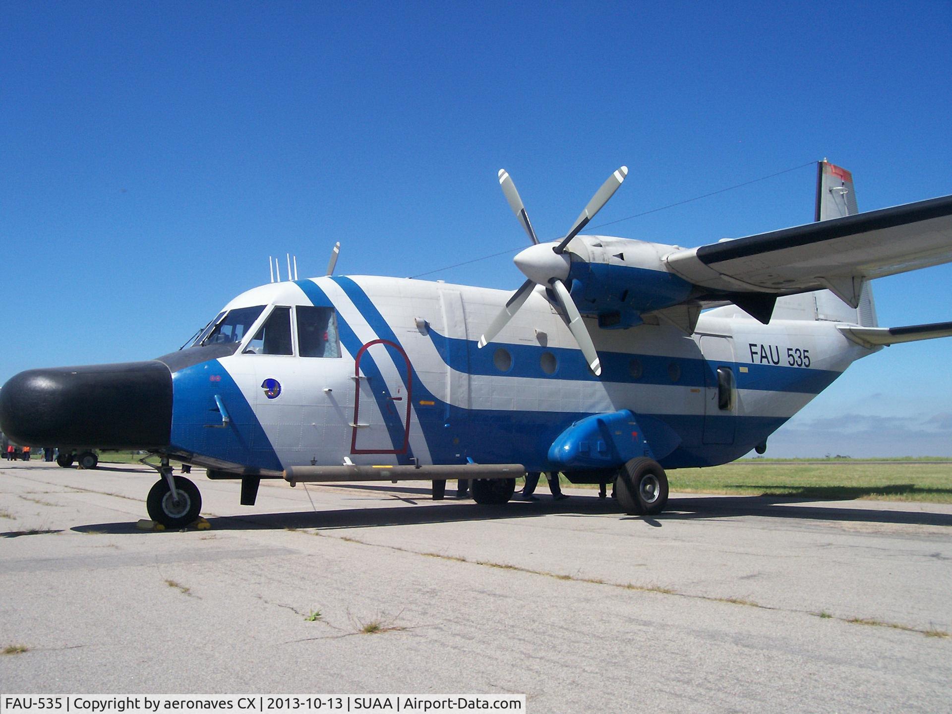FAU-535, 1986 CASA C-212-200 Aviocar C/N 343, Festival en Aeropuerto Int. Ángel S. Adami - 13 Octubre 2013.