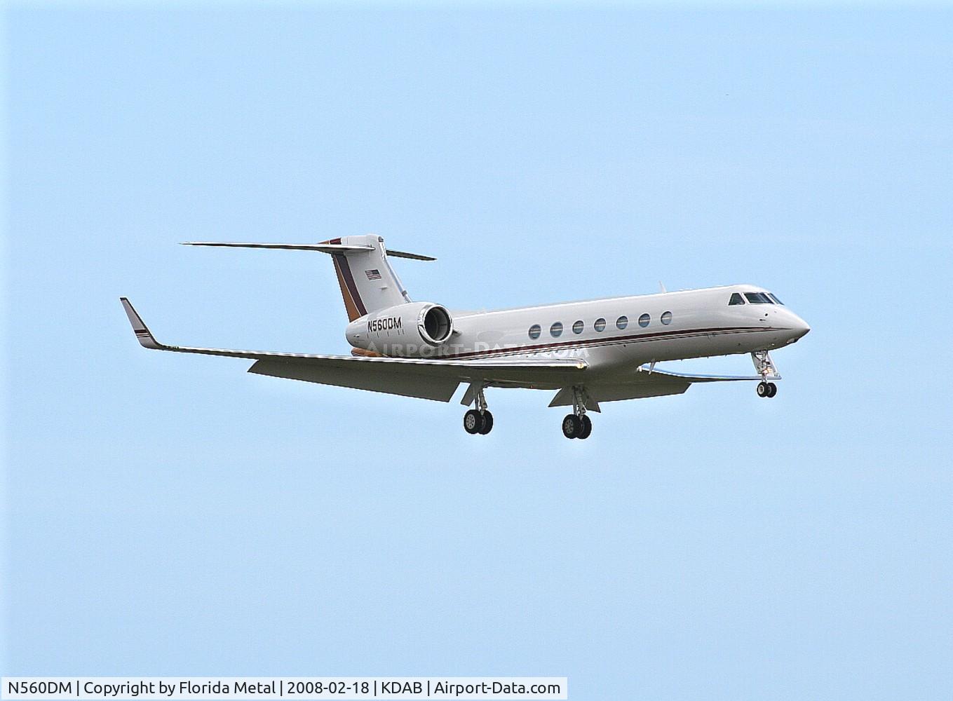 N560DM, 2004 Gulfstream Aerospace GV-SP (G550) C/N 5045, DAB 2008