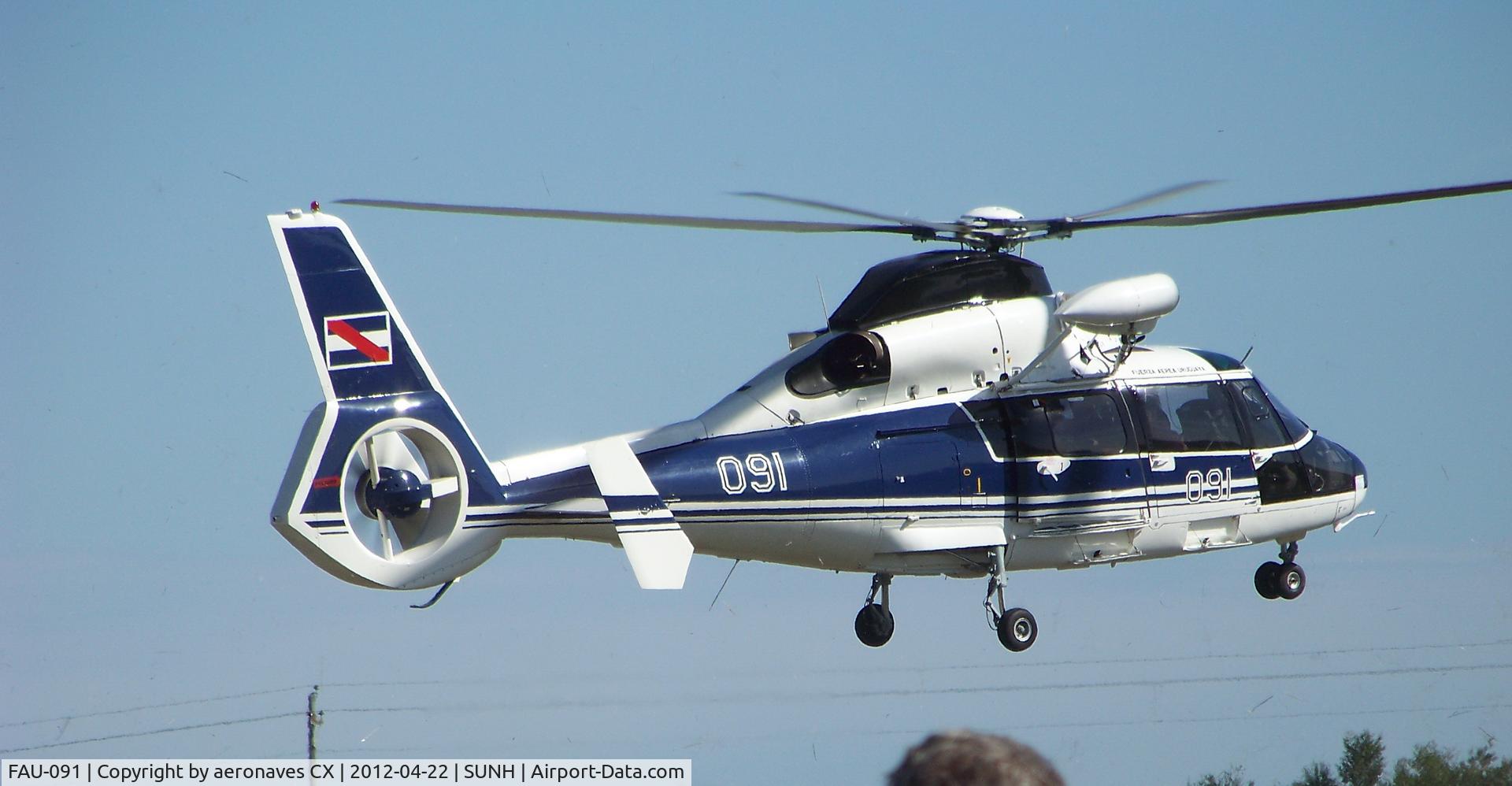FAU-091, Airbus Helicopters AS-365N-3+ Dauphin C/N 6532, Festival en Aeropuerto Nueva Helvecia SUNH - 22/04/2012.