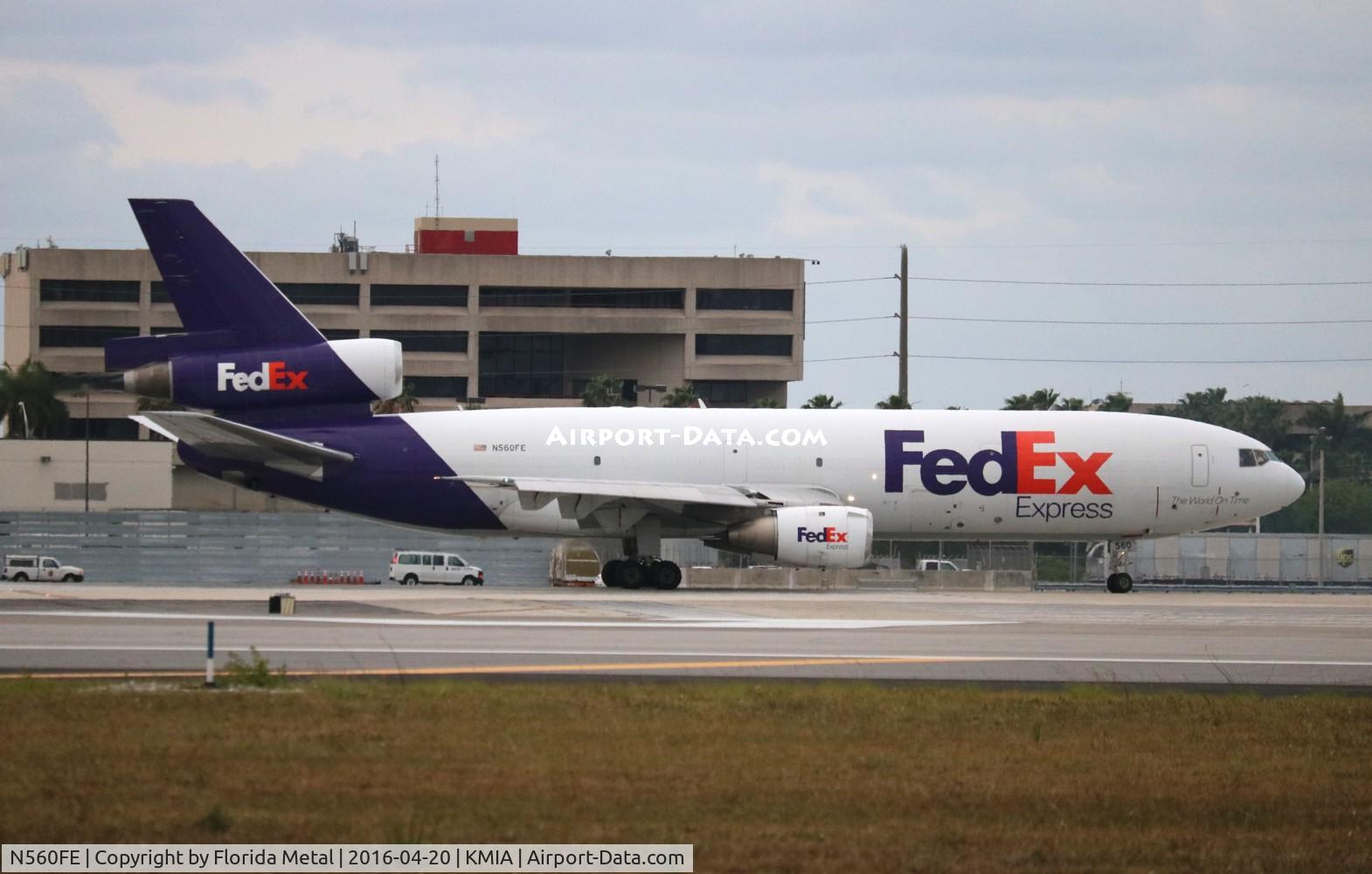 N560FE, 1974 McDonnell Douglas MD-10-10F C/N 46938, MIA 2016