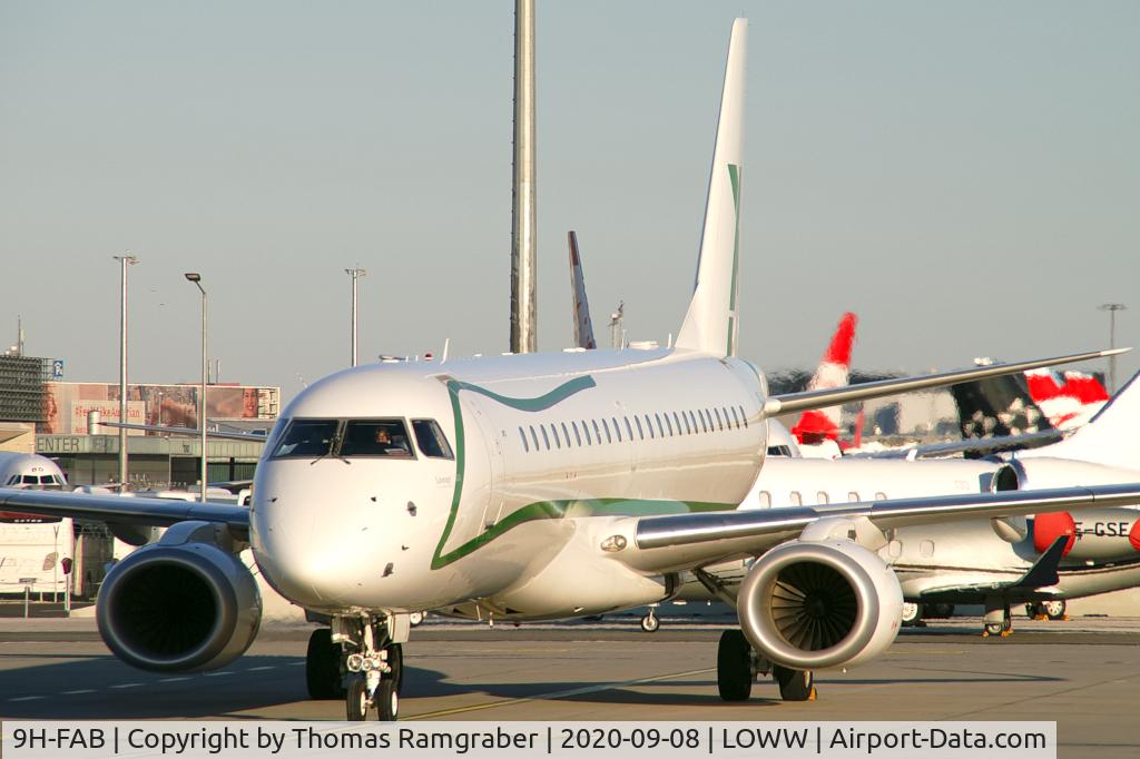 9H-FAB, 2014 Embraer ERJ-190-100ECJ Lineage 1000 C/N 19000534, Air X Charter Embraer 190 Lineage 1000