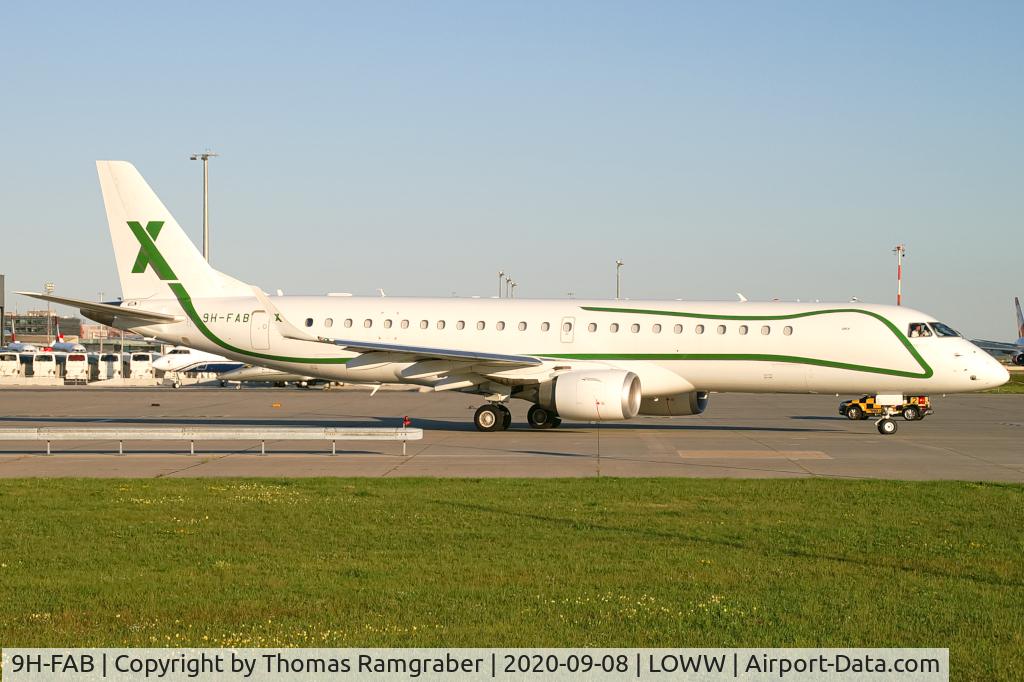 9H-FAB, 2014 Embraer ERJ-190-100ECJ Lineage 1000 C/N 19000534, Air X Charter Embraer 190 Lineage 1000