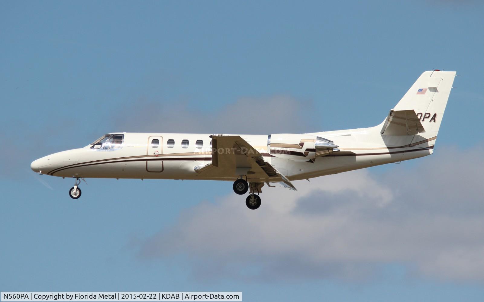N560PA, 1991 Cessna 560 Citation V C/N 560-0136, DAB 2015