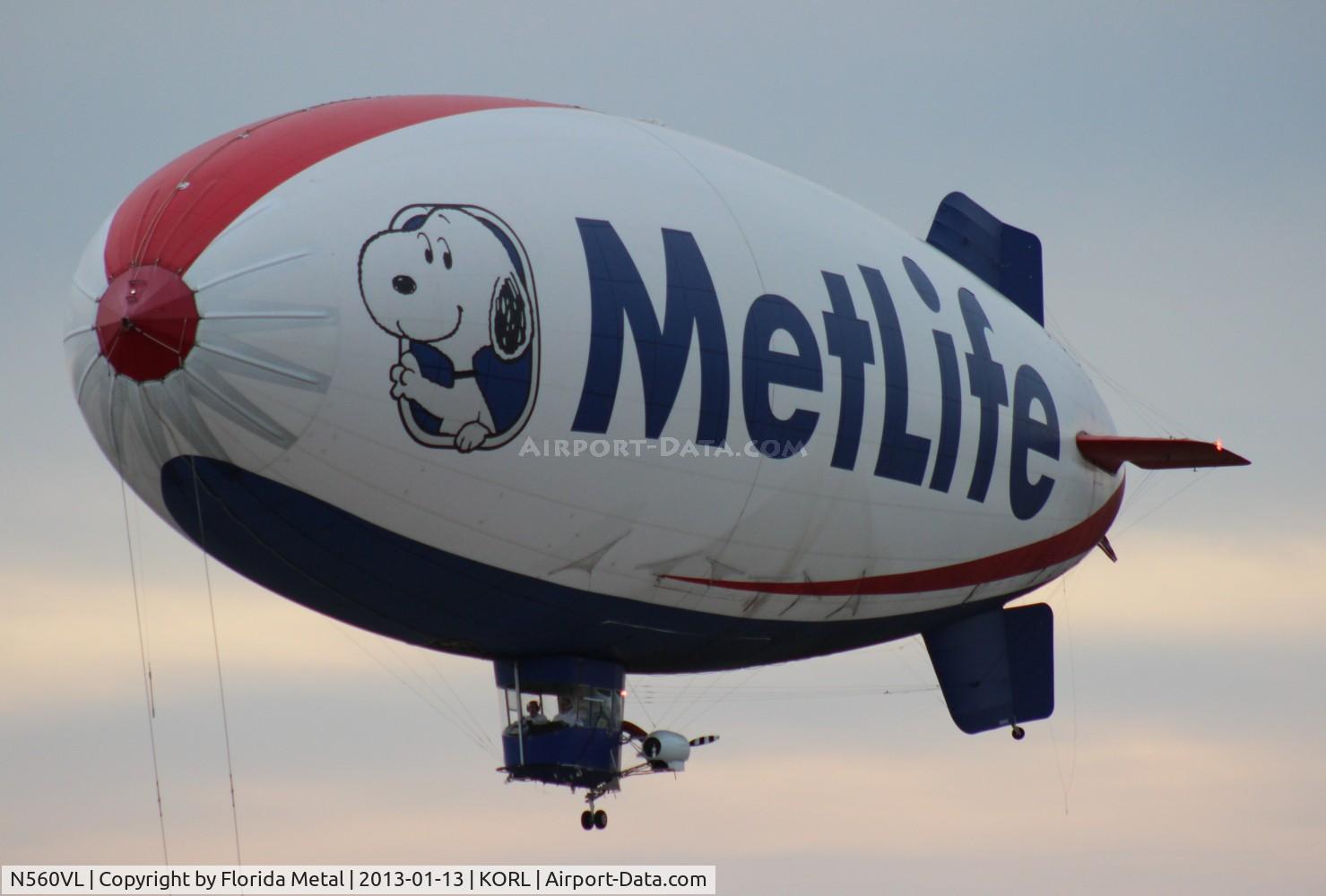N560VL, 1991 American Blimp Corp A60R C/N 005, ORL 2012