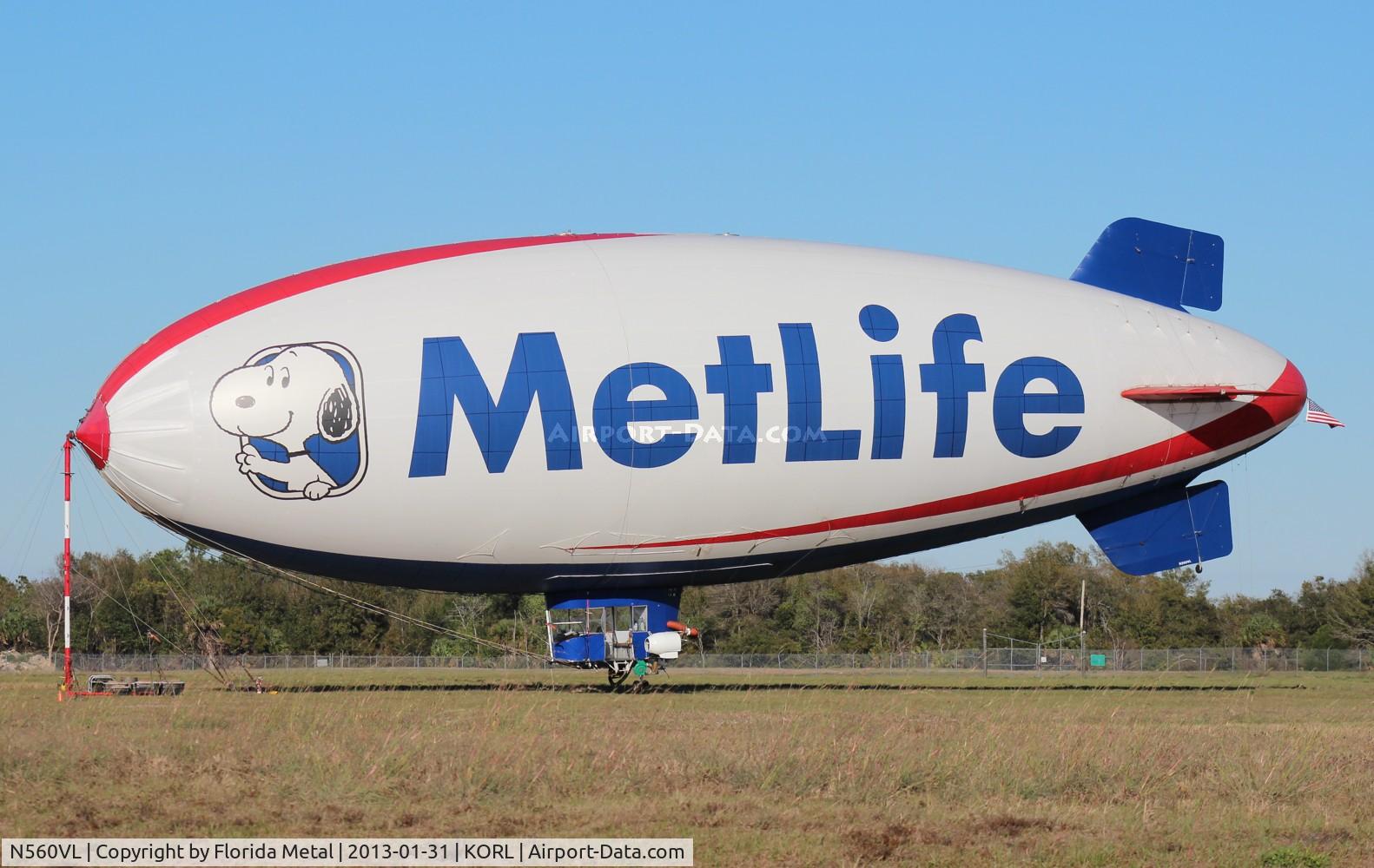 N560VL, 1991 American Blimp Corp A60R C/N 005, ORL 2013