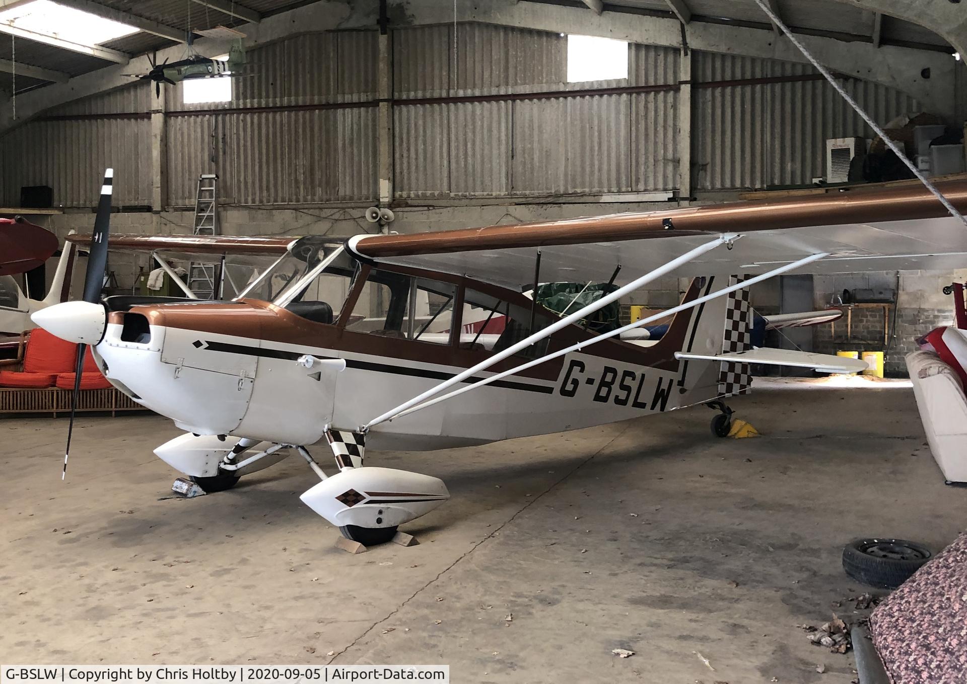 G-BSLW, 1966 Bellanca 7ECA Citabria C/N 431-66, Stored in the hangar at Old Hay, Kent
