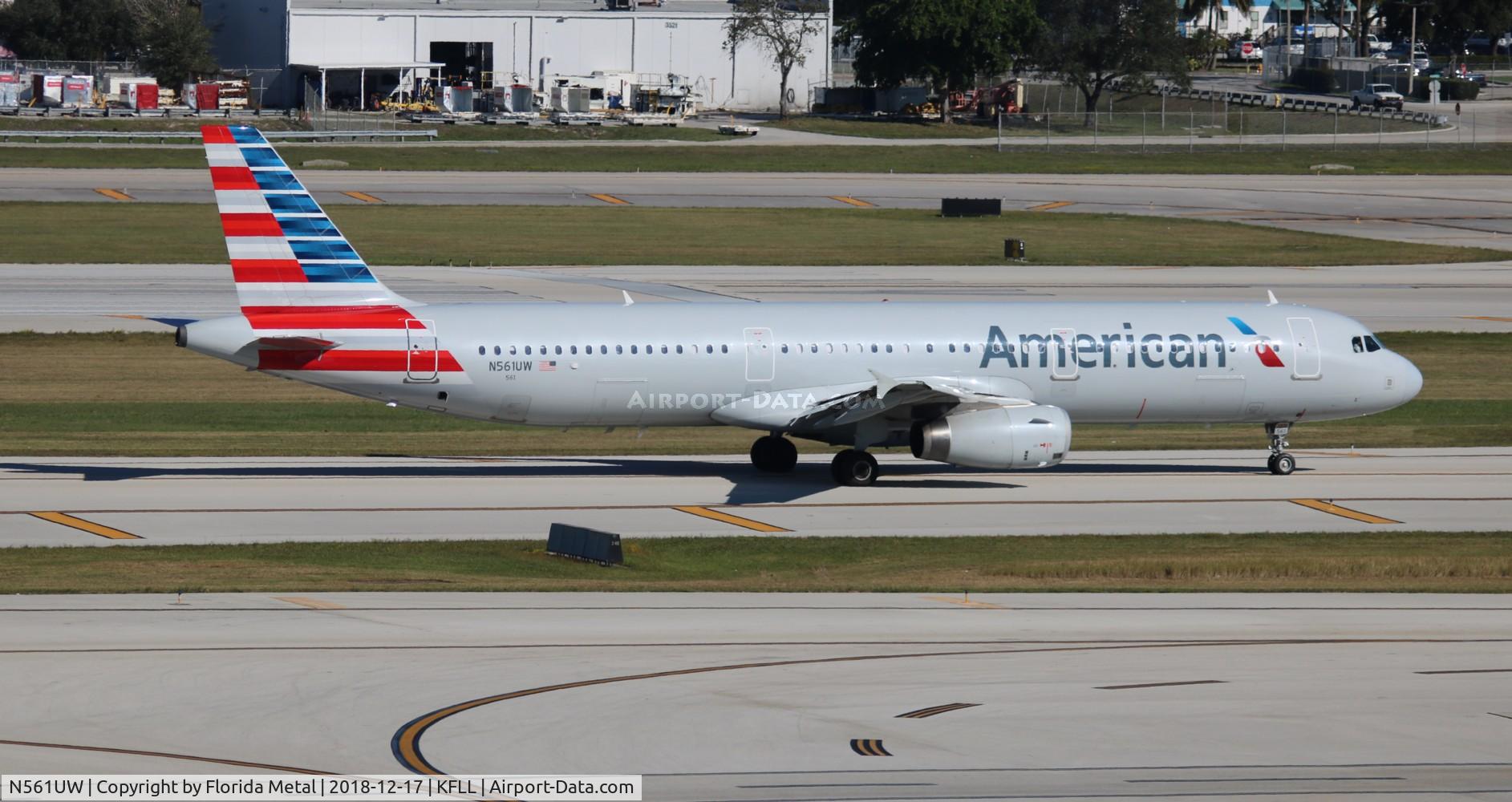N561UW, 2012 Airbus A321-231 C/N 5317, FLL 2018