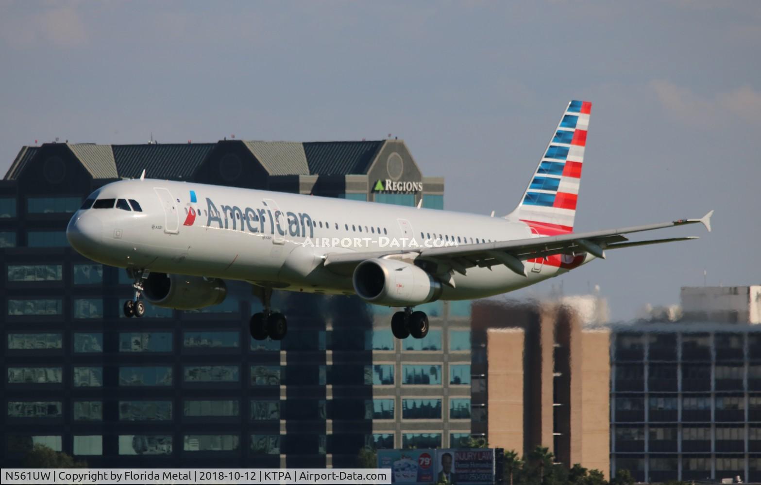 N561UW, 2012 Airbus A321-231 C/N 5317, TPA 2018