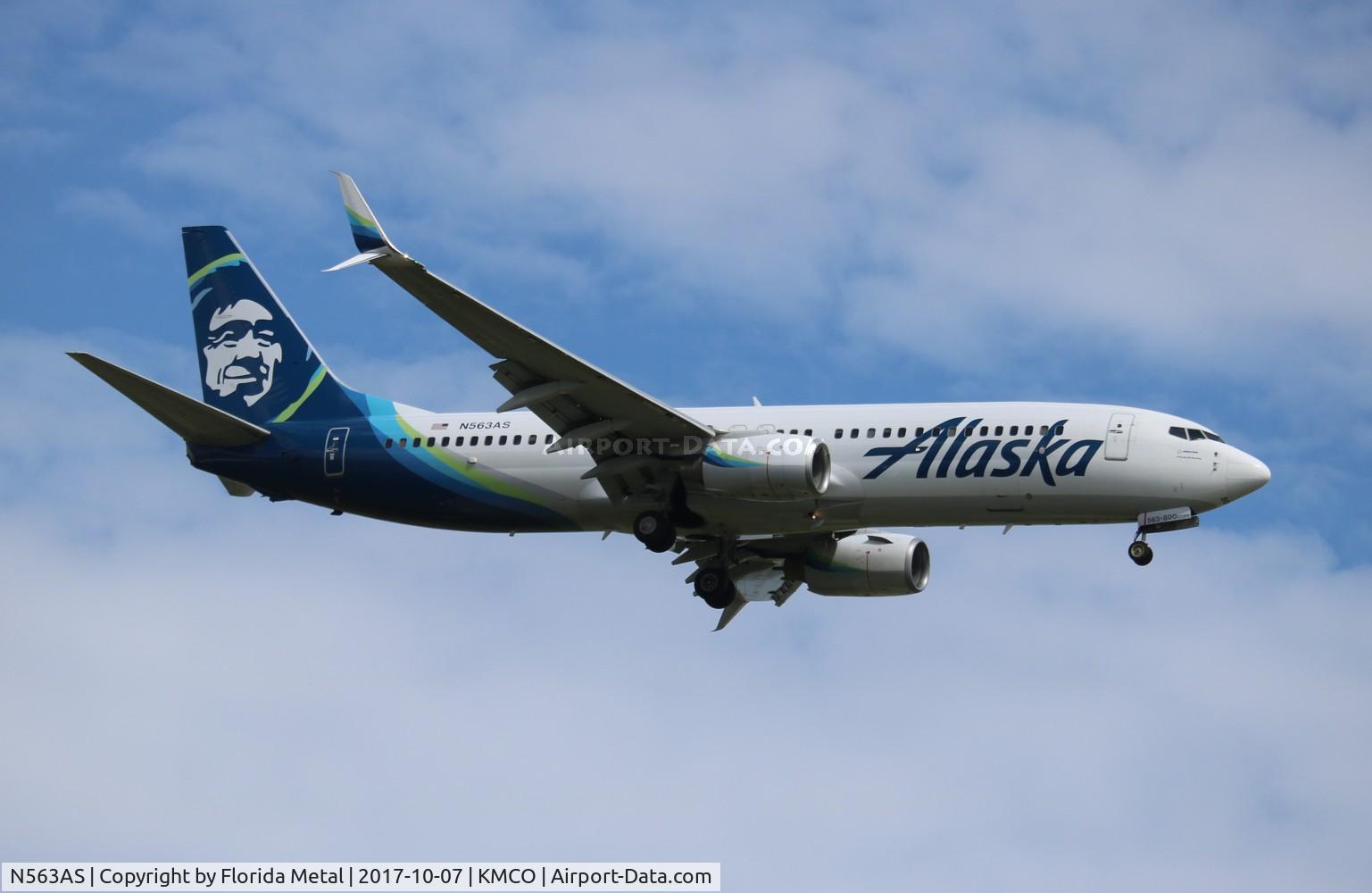 N563AS, 2006 Boeing 737-890 C/N 35180, MCO 2017