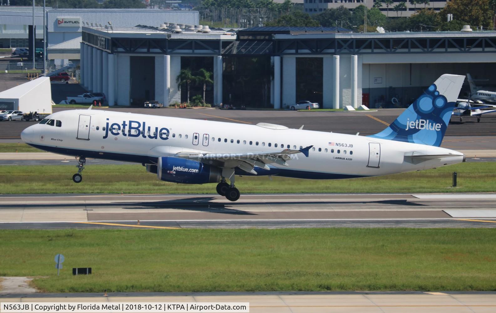 N563JB, 2003 Airbus A320-232 C/N 2006, TPA 2018