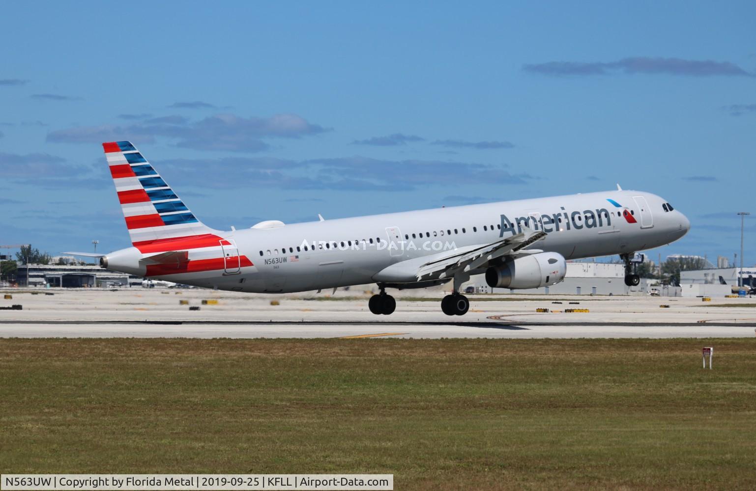 N563UW, 2012 Airbus A321-231 C/N 5368, FLL 2019
