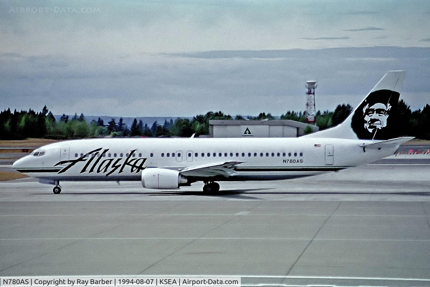 N780AS, 1994 Boeing 737-4Q8 C/N 25112, N780AS   Boeing 737-4Q8 [25112] (Alaska Airlines) Seattle-Tacoma Int'l~N 07/08/1994