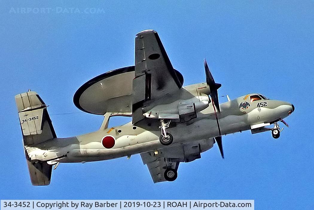 34-3452, Grumman E-2C Hawkeye C/N A-073, 34-3452   Grumman E-2C Hawkeye  [A073] (Japanese Air Self Defence Force) Okinawa-Naha~JA 23/10/2019