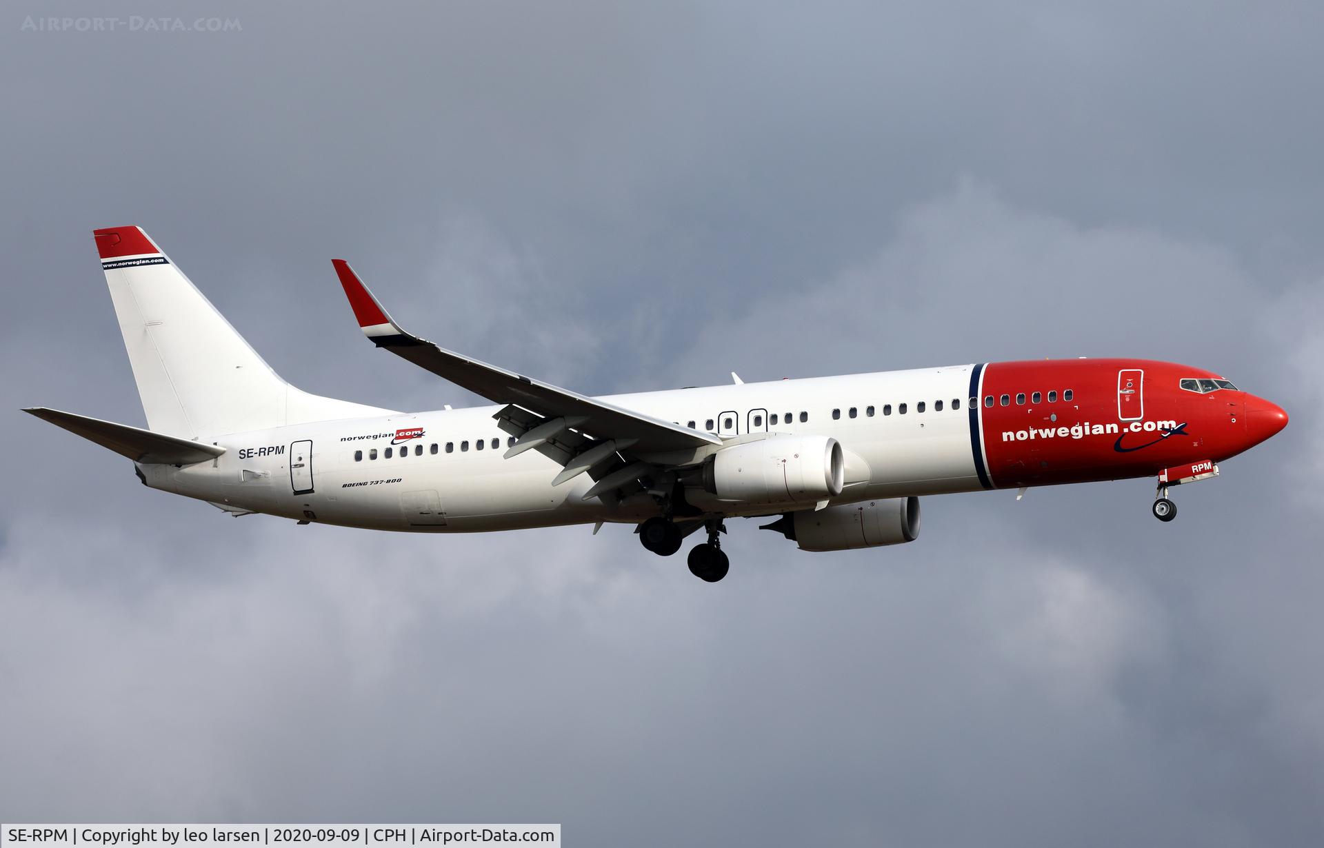 SE-RPM, 2016 Boeing 737-8JP C/N 42273, Copenhagen 9.9.2020