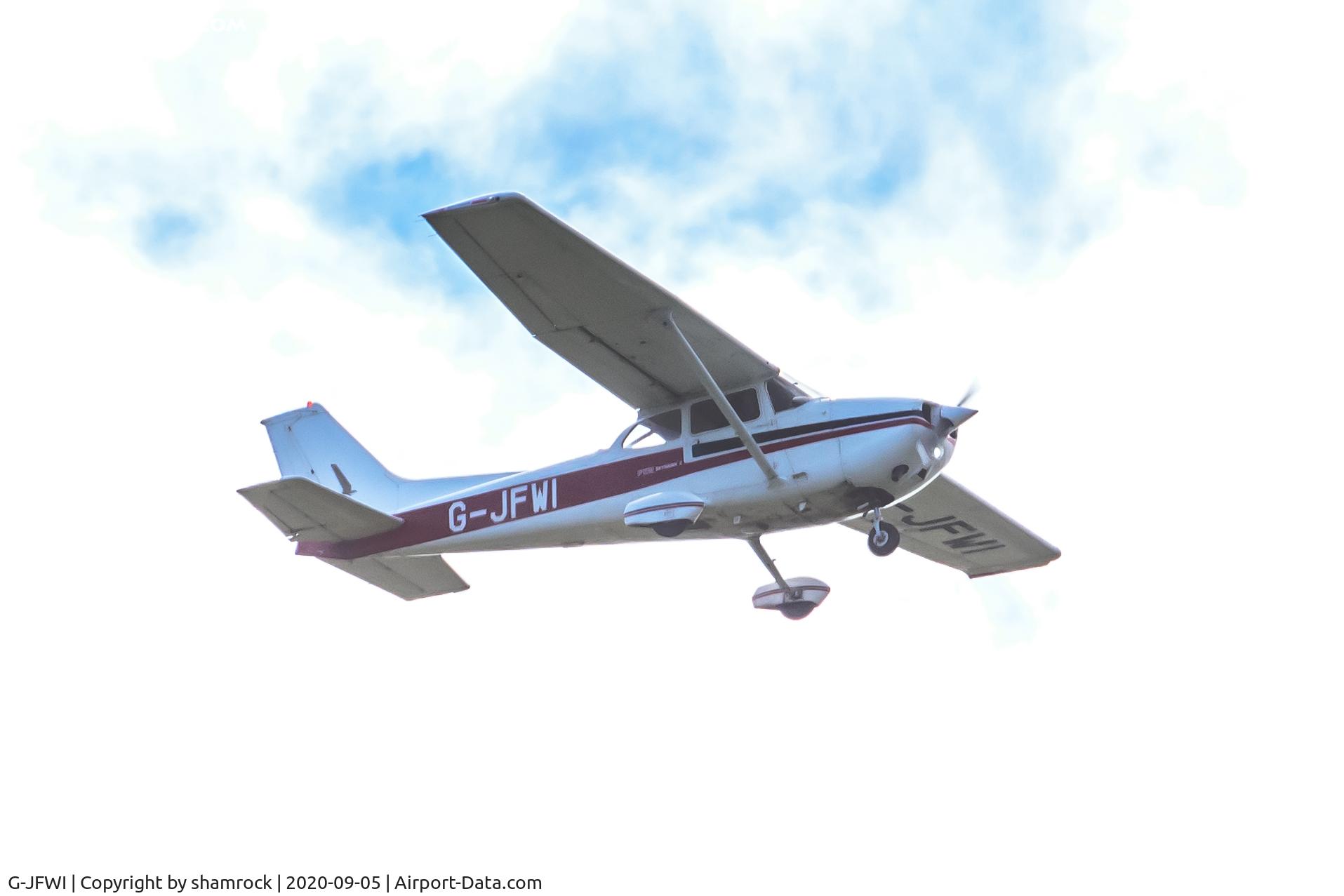 G-JFWI, 1977 Reims F172N Skyhawk C/N 1622, Over North West Norfolk coast, England.
