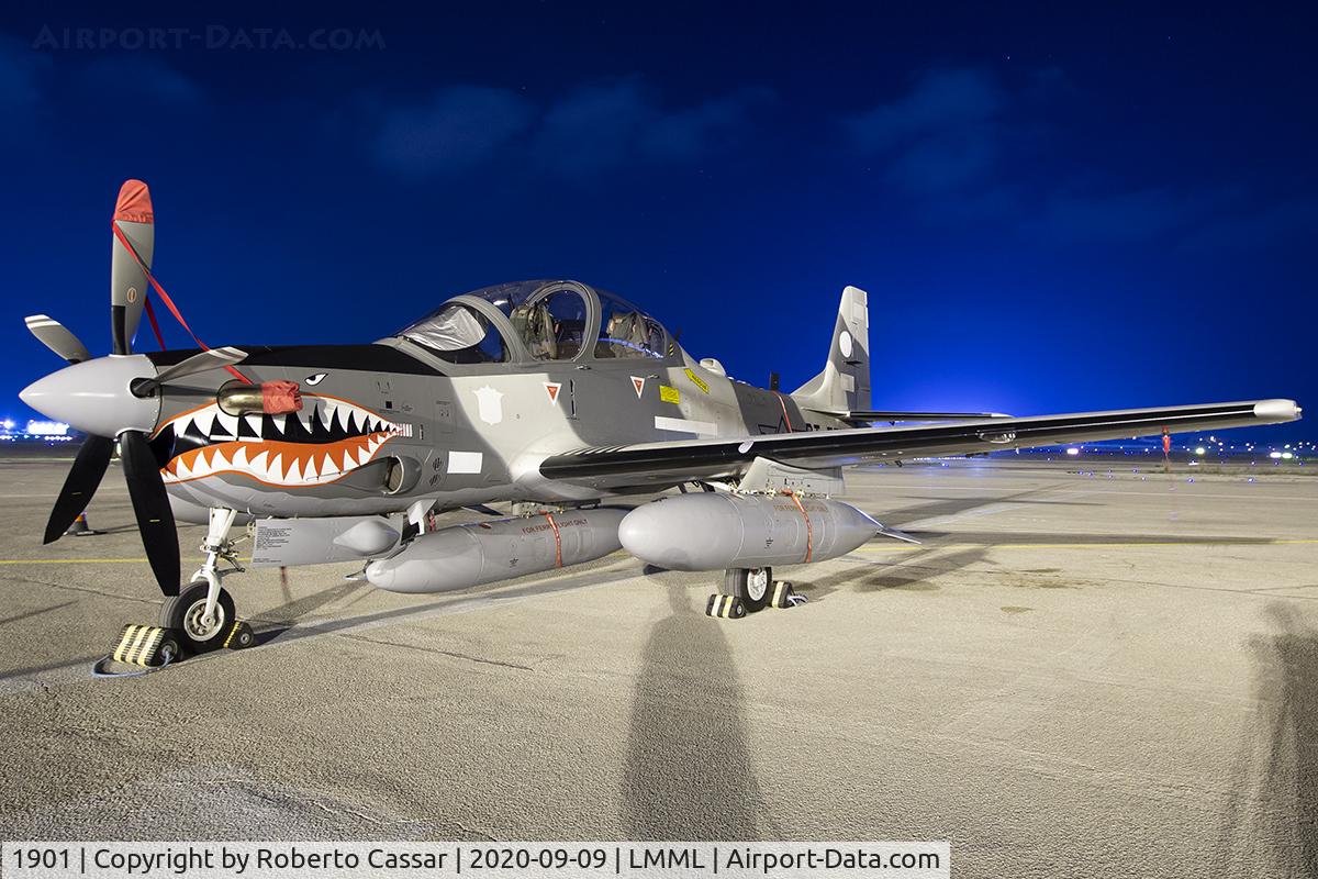 1901, 2019 Embraer A-29B Super Tucano C/N 31400250, Park 2
