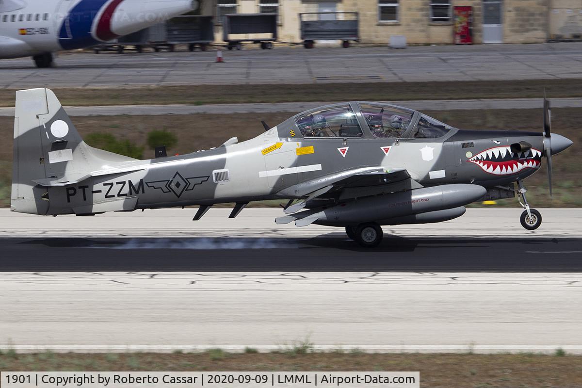 1901, 2019 Embraer A-29B Super Tucano C/N 31400250, Park 2