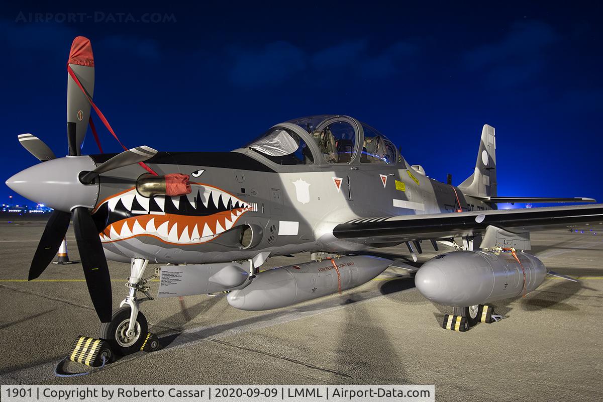1901, 2019 Embraer A-29B Super Tucano C/N 31400250, Park 2
