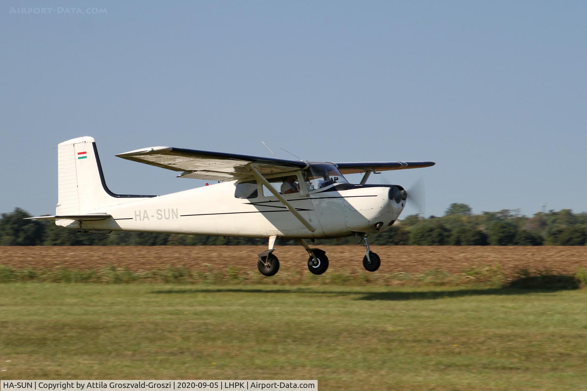 HA-SUN, 1958 Cessna 172 C/N 36536, LHPK - Papkutapuszta Airfield, Hungary