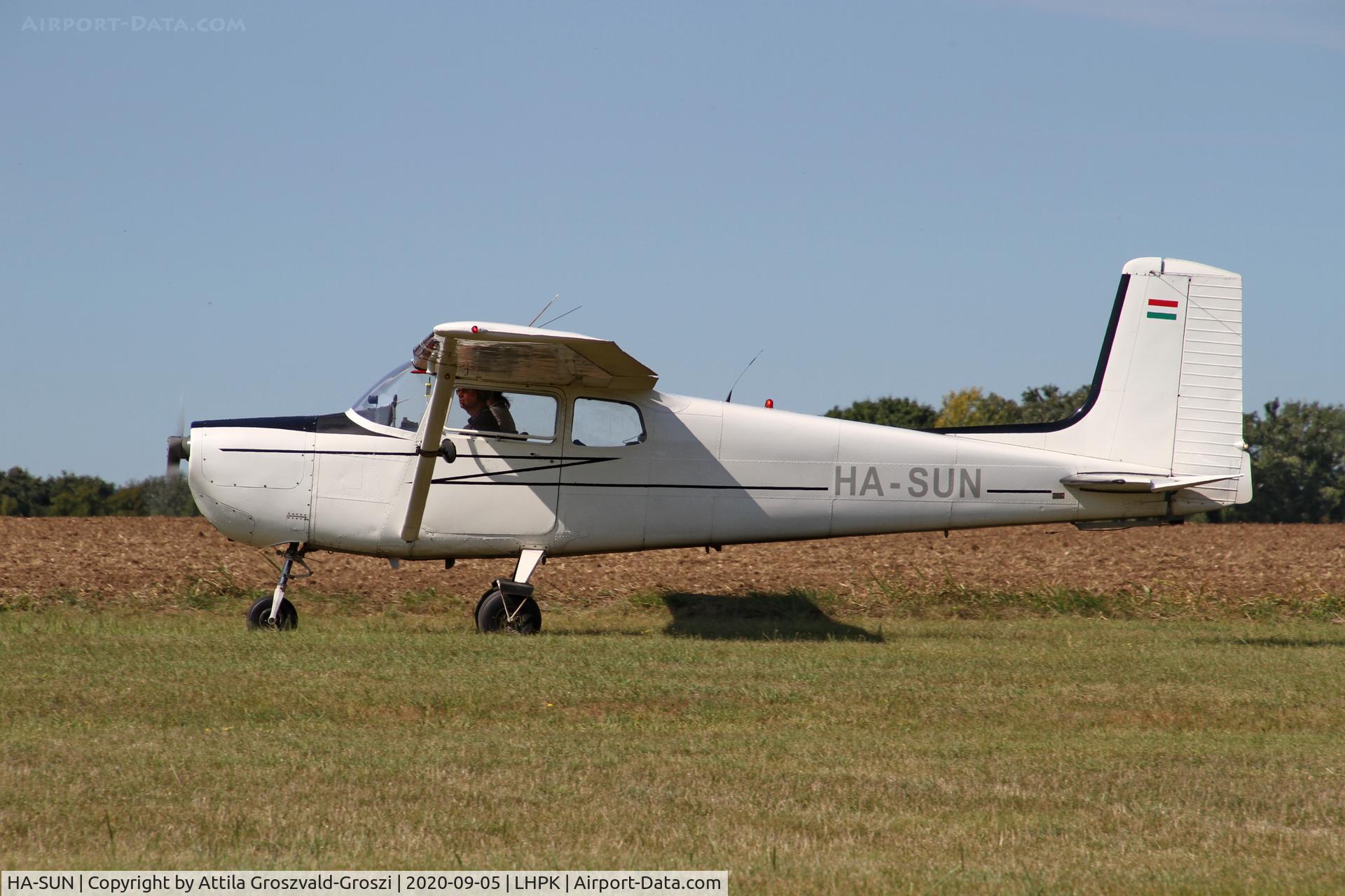 HA-SUN, 1958 Cessna 172 C/N 36536, LHPK - Papkutapuszta Airfield, Hungary