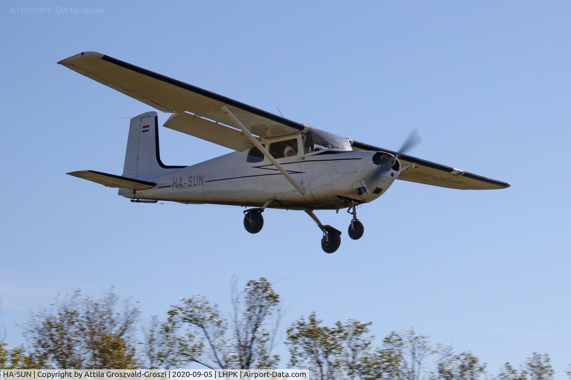 HA-SUN, 1958 Cessna 172 C/N 36536, LHPK - Papkutapuszta Airfield, Hungary