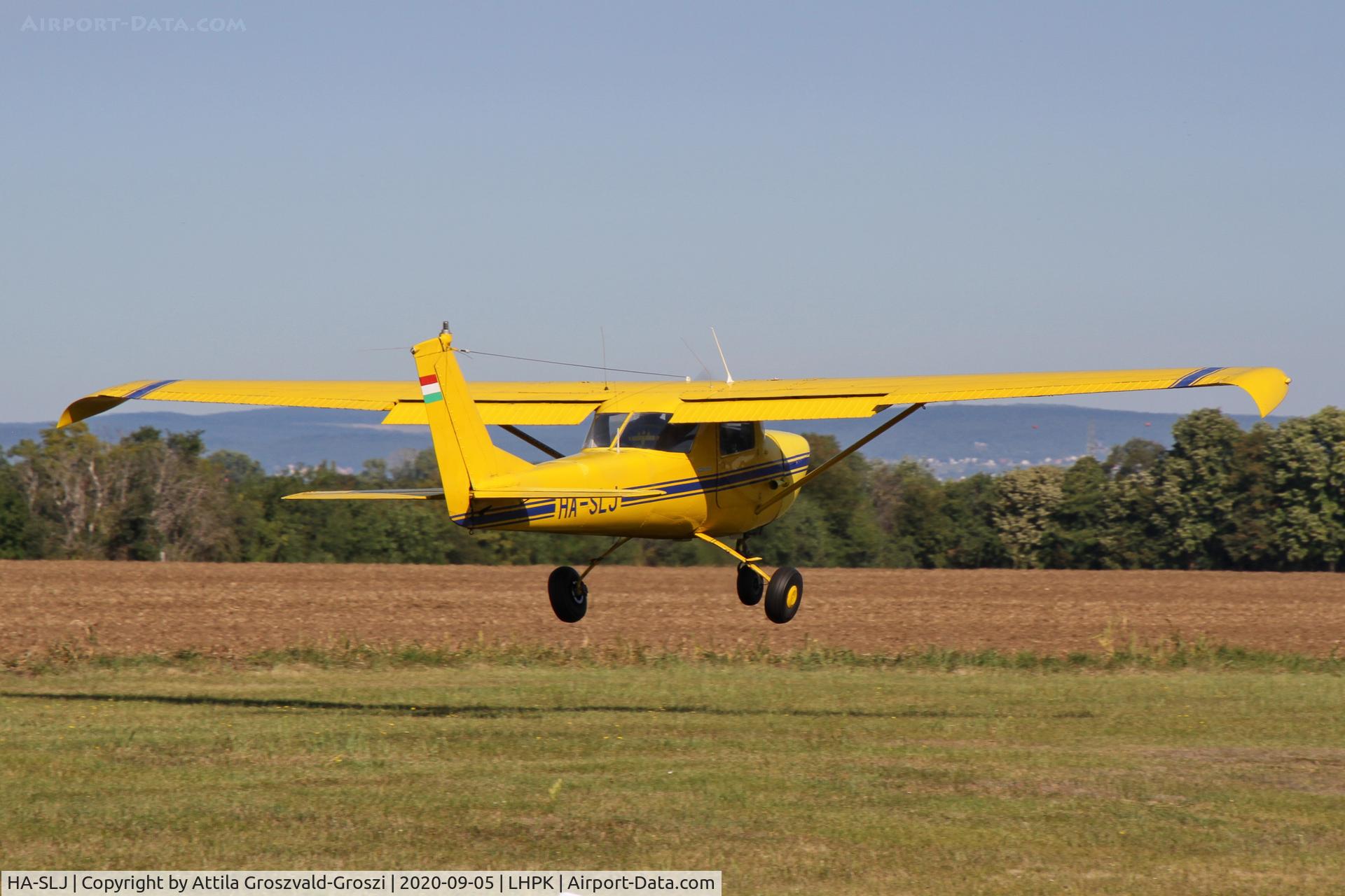 HA-SLJ, 1965 Cessna 150F C/N 150-62039, LHPK - Papkutapuszta Airfield, Hungary