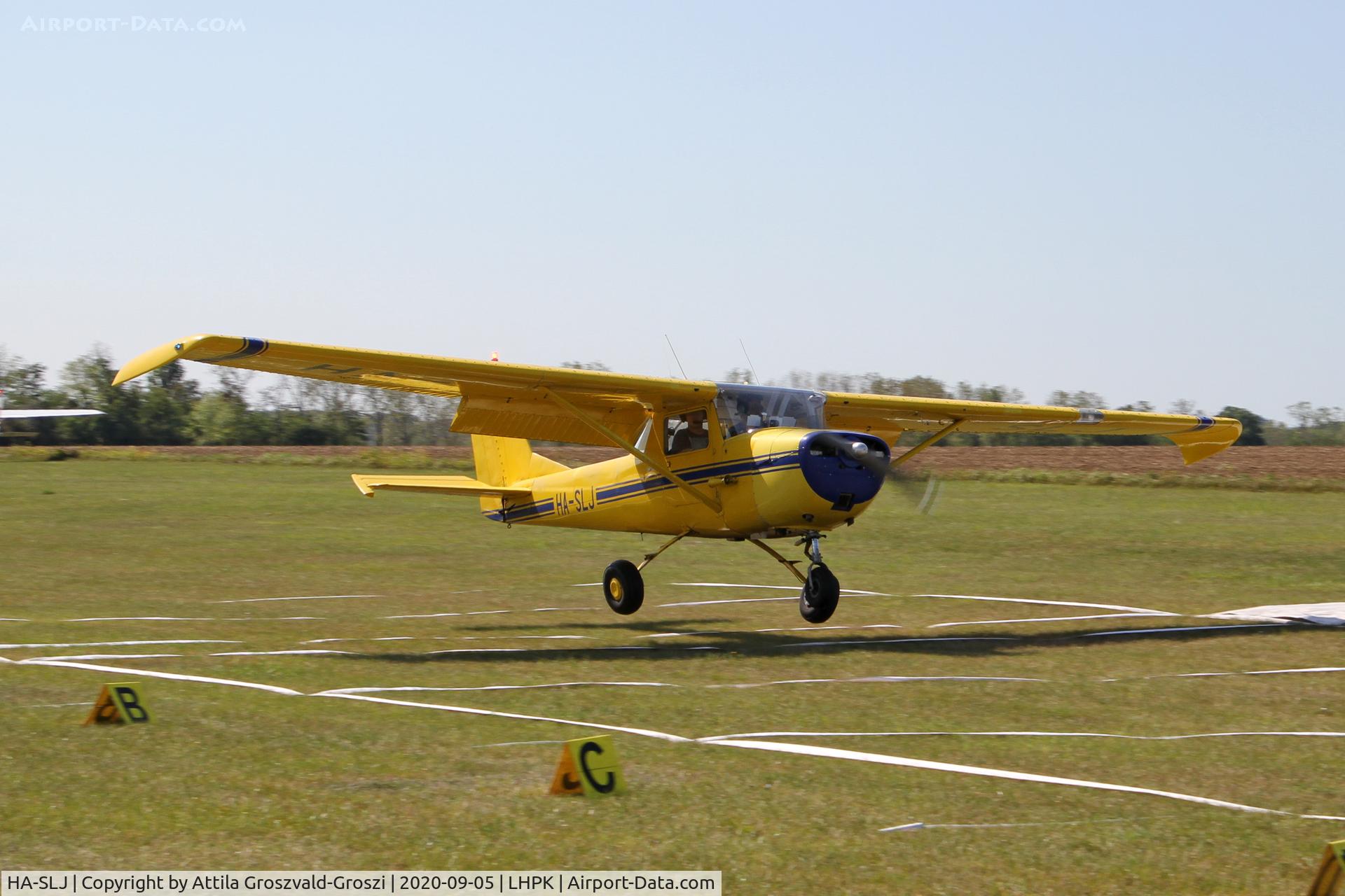 HA-SLJ, 1965 Cessna 150F C/N 150-62039, LHPK - Papkutapuszta Airfield, Hungary