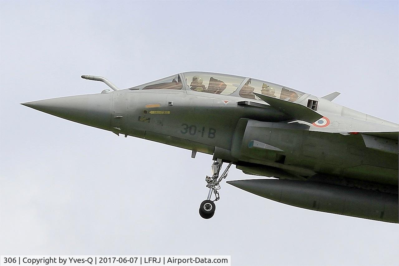 306, Dassault Rafale B C/N 306, Dassault Rafale B, Short approach rwy 26, Landivisiau Naval Air Base (LFRJ) Tiger Meet 2017