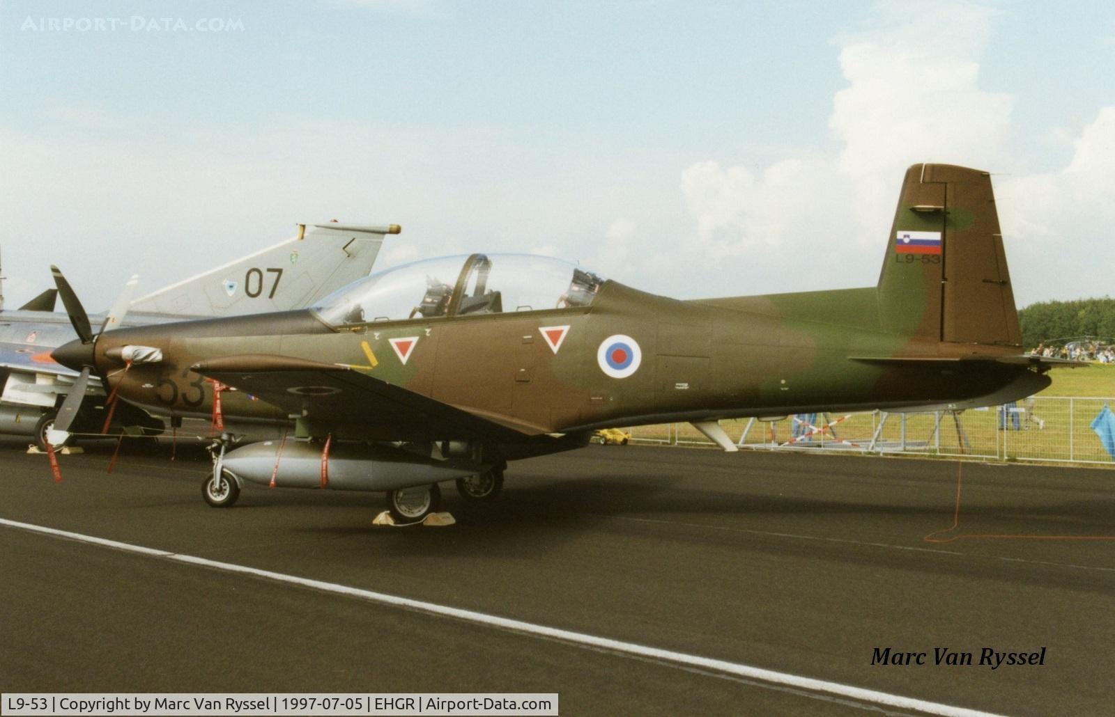 L9-53, Pilatus PC-9 C/N 182, Gilze-Rijen open Day.