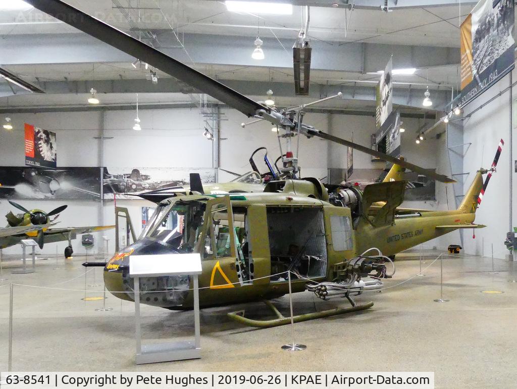63-8541, 1964 Bell UH-1B Iroquois C/N 763, 63-8541 Bell 204 UH-1B on display at Flying Heritage Collection Paine Field WA