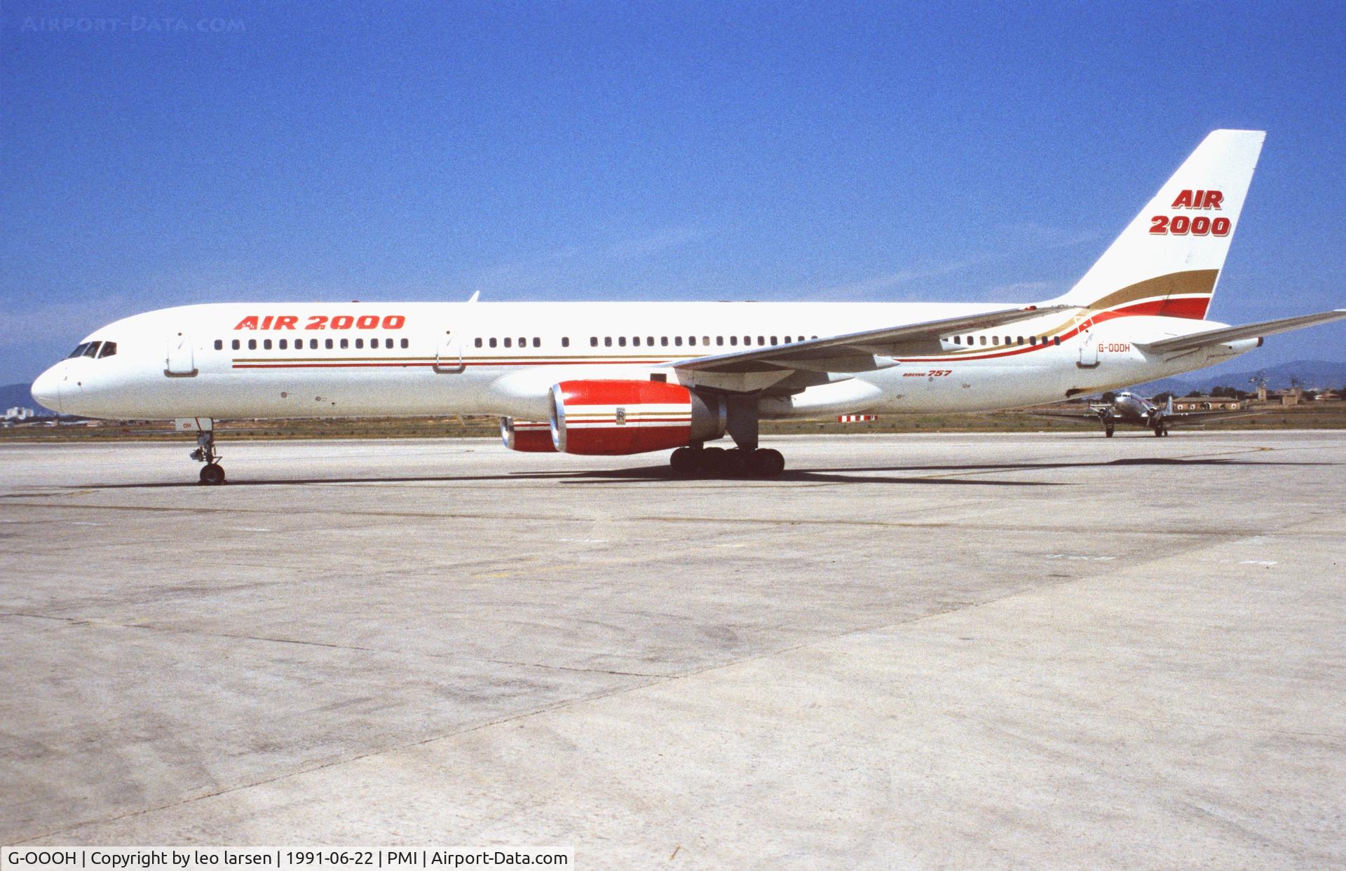 G-OOOH, 1989 Boeing 757-23A C/N 24293, Palma de Mallorca 22.6.1991