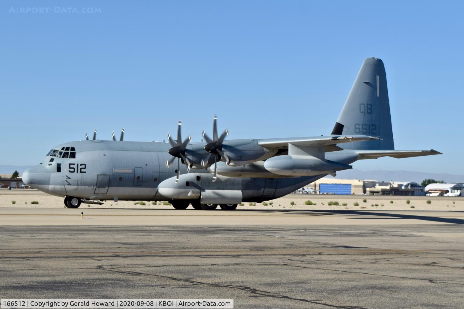 166512, Lockheed Martin KC-130J Hercules C/N 382-5554, Climb out from RWY 10L.