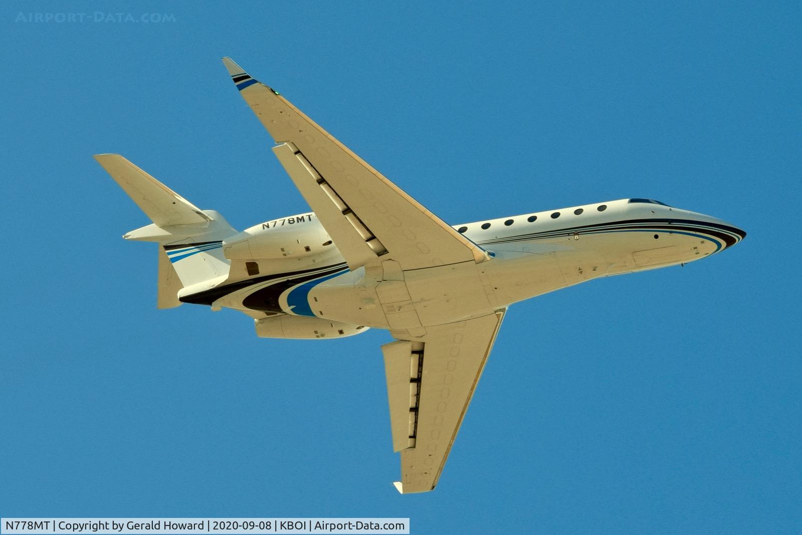 N778MT, 2018 Israel Aircraft Industries Gulfstream G280 C/N 2158, Departing BOI.