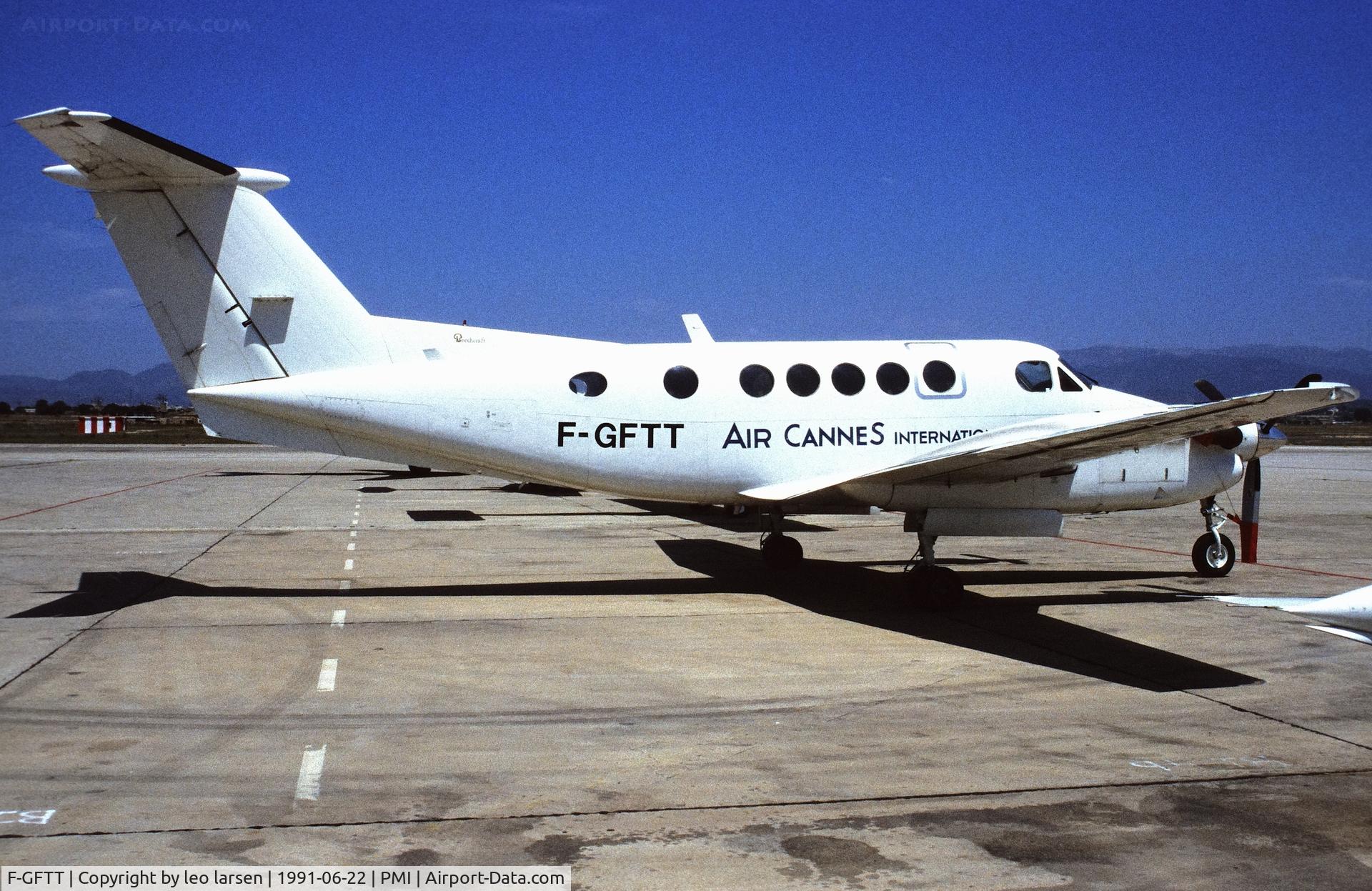F-GFTT, 1978 Beech 200 Super King Air C/N BB-407, Palma de Mallorca 22.6.1991