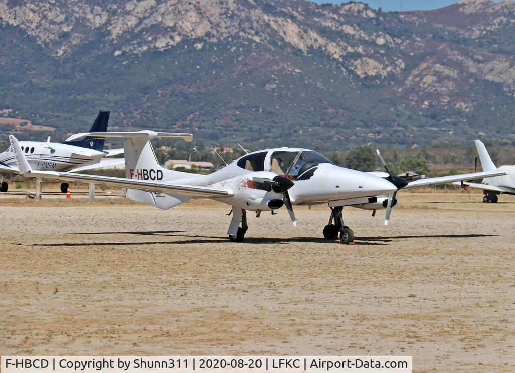 F-HBCD, Diamond DA-42 Twin Star C/N 42.067, Parked at the General Aviation area...