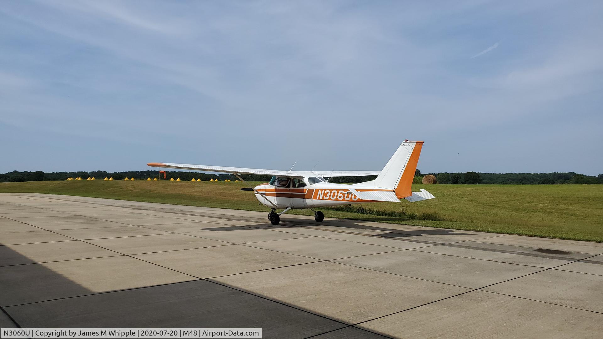 N3060U, 1963 Cessna 172E C/N 17250660, leaving houston misssouri (m48) for its new home in ohio
