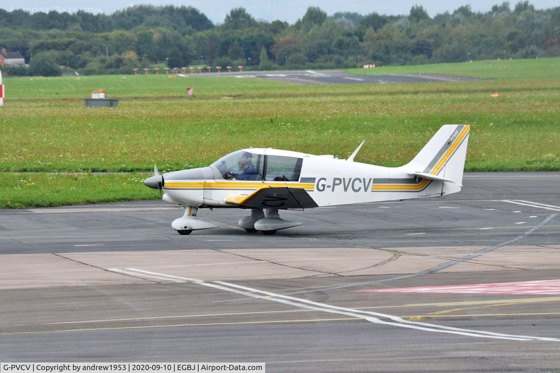G-PVCV, 1974 Robin DR-400-140 Major C/N 919, G-PVCV at Gloucestershire Airport.
