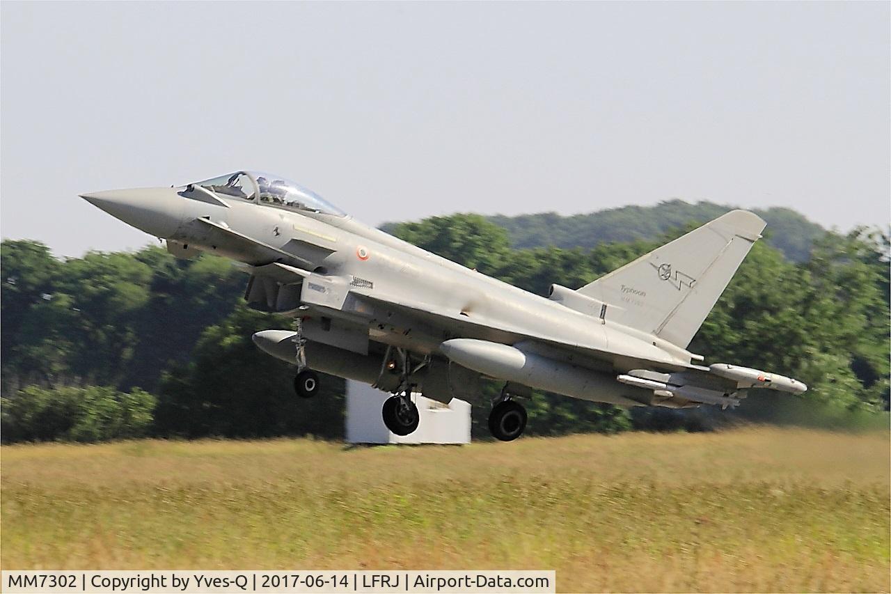 MM7302, Eurofighter EF-2000 Typhoon S C/N IS034, Eurofighter EF-2000 Typhoon S, Take off rwy 26, Landivisiau Naval Air Base (LFRJ) Tiger Meet 2017