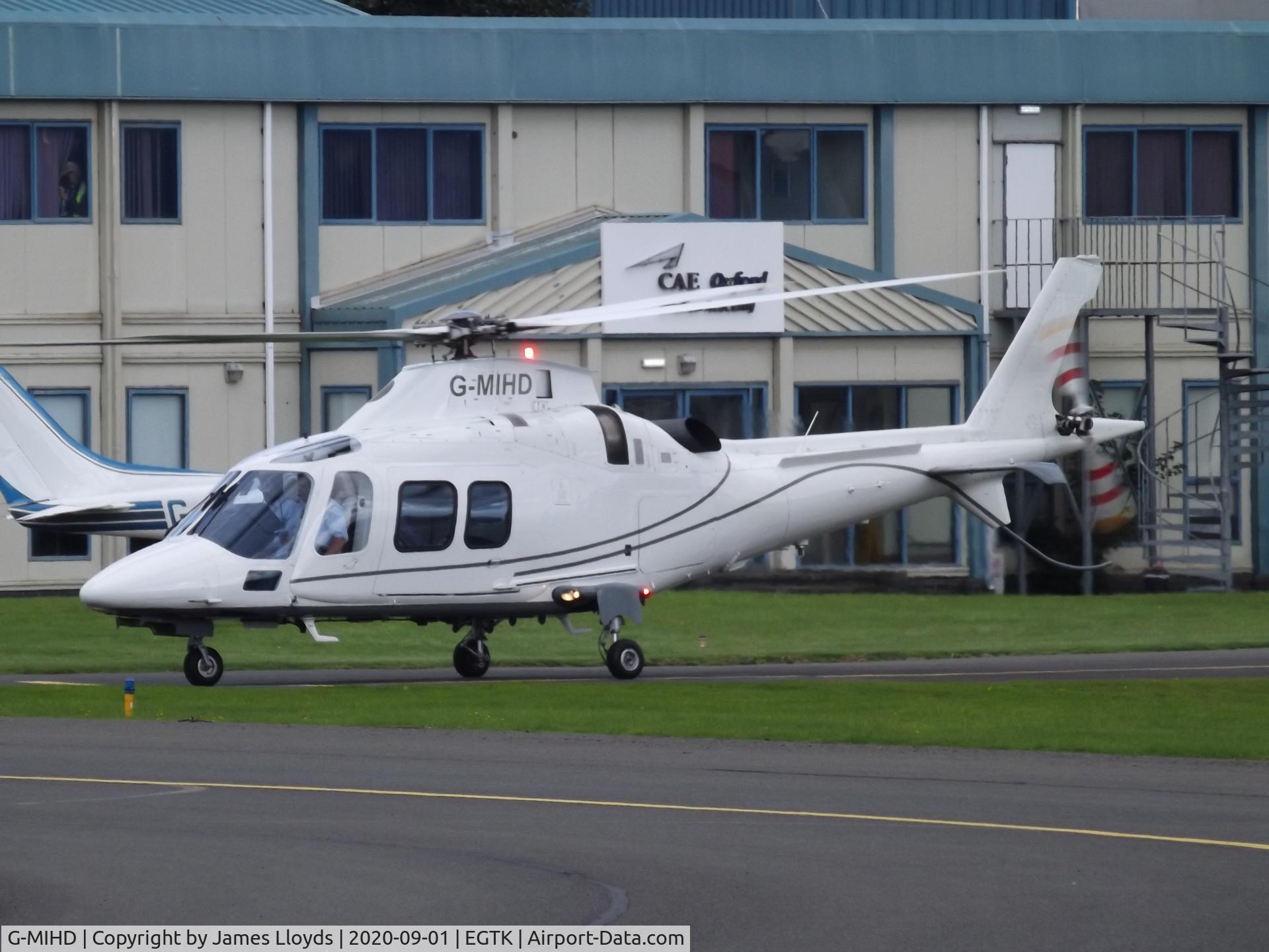 G-MIHD, 2007 Agusta A-109S Grand C/N 22050, Training at Oxford Airport.