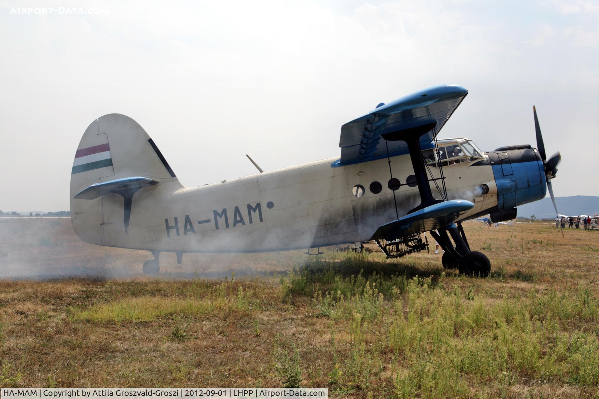 HA-MAM, 1984 PZL-Mielec An-2R C/N 1G208-44, LHPP - Pécs-Pogány Airport, Hungary