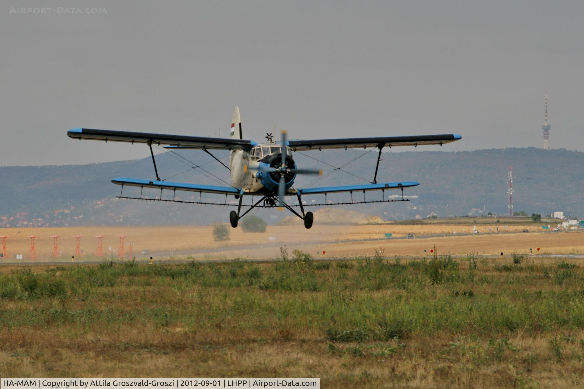 HA-MAM, 1984 PZL-Mielec An-2R C/N 1G208-44, LHPP - Pécs-Pogány Airport, Hungary