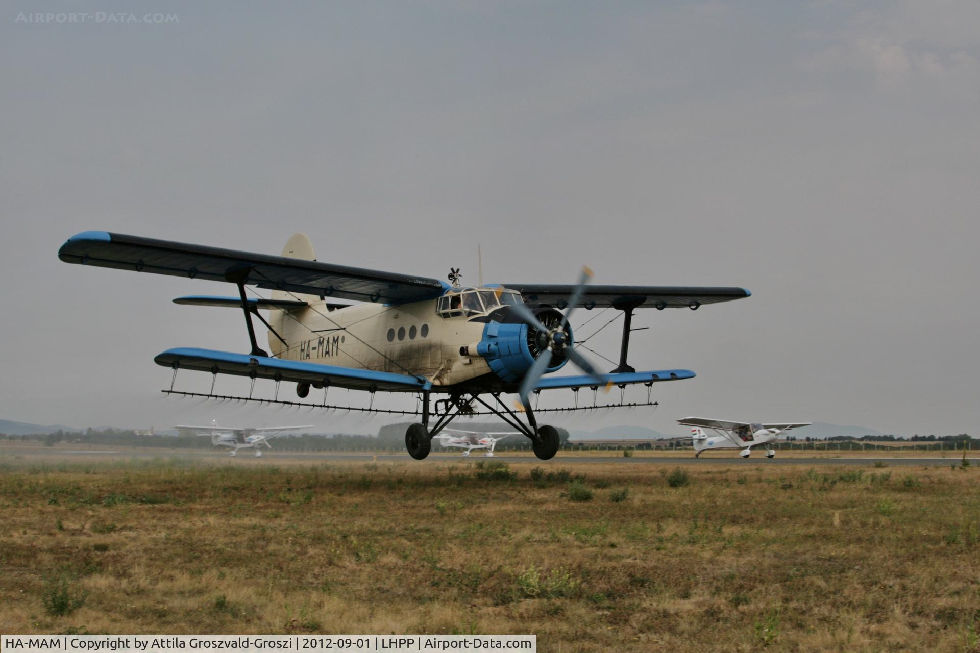 HA-MAM, 1984 PZL-Mielec An-2R C/N 1G208-44, LHPP - Pécs-Pogány Airport, Hungary