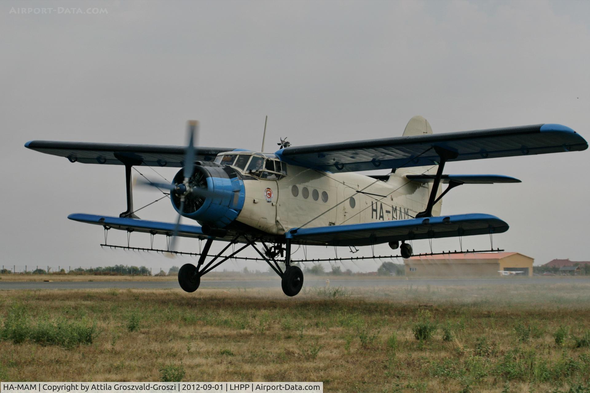 HA-MAM, 1984 PZL-Mielec An-2R C/N 1G208-44, LHPP - Pécs-Pogány Airport, Hungary