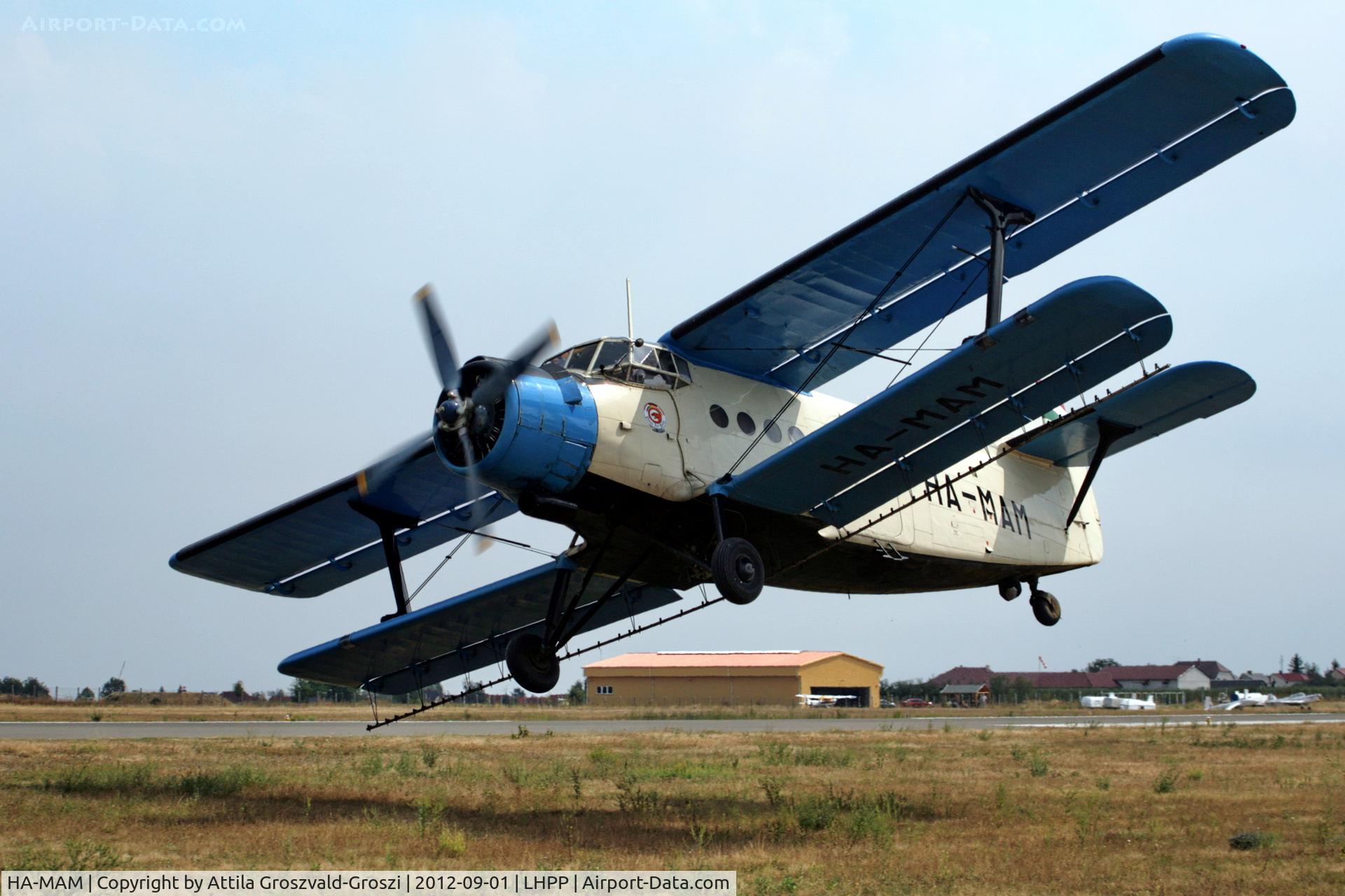 HA-MAM, 1984 PZL-Mielec An-2R C/N 1G208-44, LHPP - Pécs-Pogány Airport, Hungary